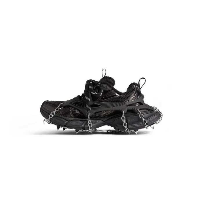 Men Ski Balenciaga Skiwear 8211 3xl Ski Trainers In Black