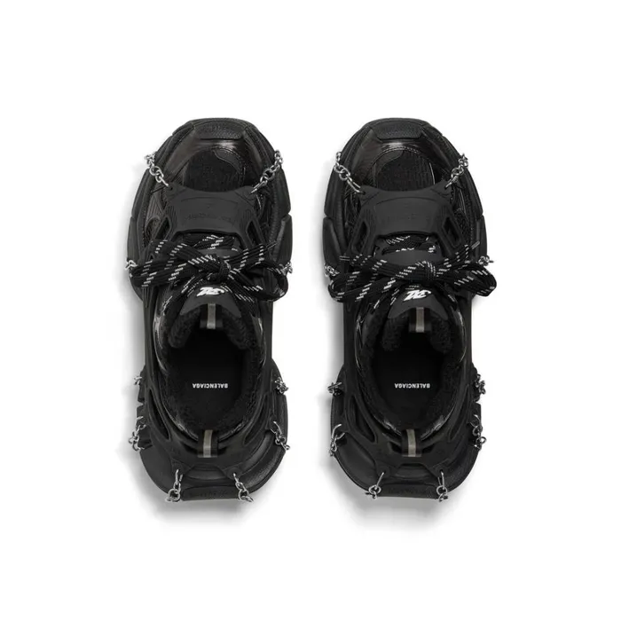 Men Ski Balenciaga Skiwear 8211 3xl Ski Trainers In Black