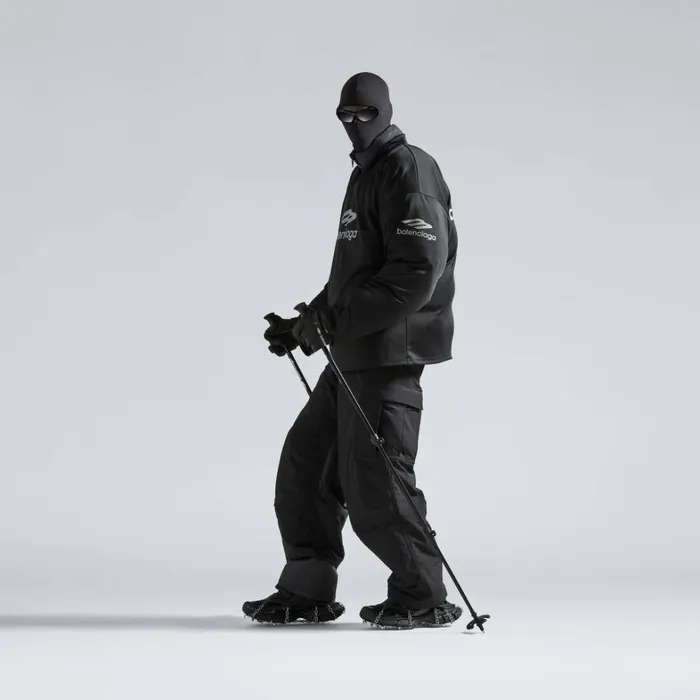 Men Ski Balenciaga Skiwear 8211 3xl Ski Trainers In Black