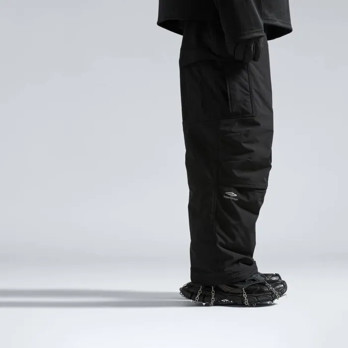 Men Ski Balenciaga Skiwear 8211 3xl Ski Trainers In Black