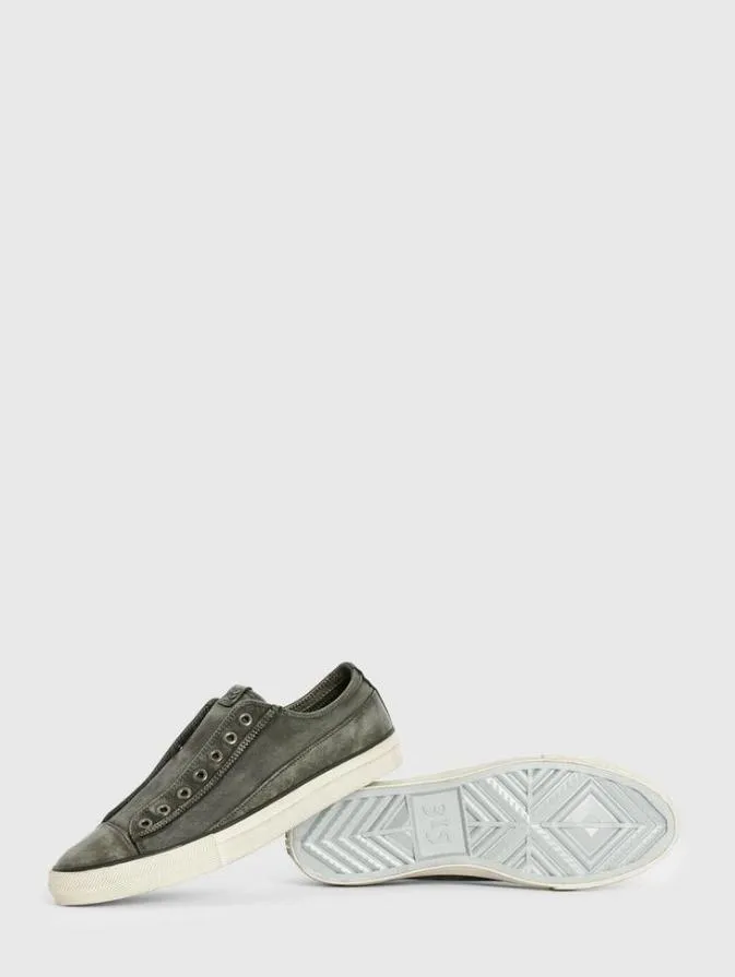 Men Sneakers John Varvatos VULC LACELESS LOW TOP 8211 CANVAS Black