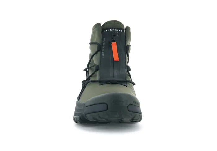 Men Sneakers PALLADIUM OFFGRID HI ZIP WATERPROOF Olive Night Men Sneakers PALLADIUM OFFGRID HI ZIP WATERPROOF Olive Night
