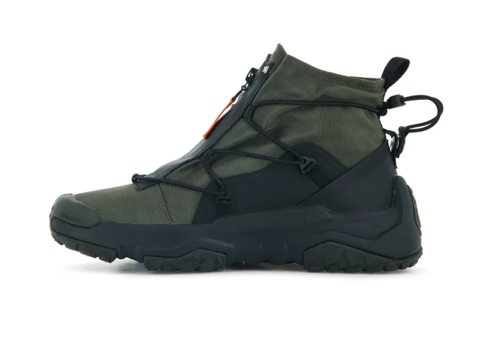Men Sneakers PALLADIUM OFFGRID HI ZIP WATERPROOF Olive Night Men Sneakers PALLADIUM OFFGRID HI ZIP WATERPROOF Olive Night