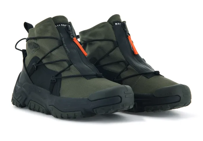 Men Sneakers PALLADIUM OFFGRID HI ZIP WATERPROOF Olive Night Men Sneakers PALLADIUM OFFGRID HI ZIP WATERPROOF Olive Night