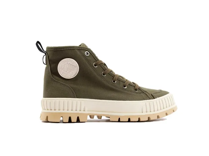 Men Sneakers PALLADIUM PALLASHOCK ORGANIC 2 Olive Night