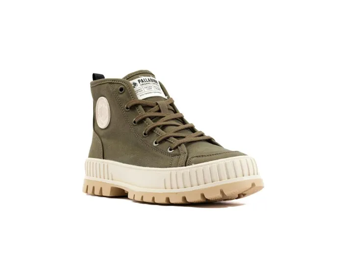 Men Sneakers PALLADIUM PALLASHOCK ORGANIC 2 Olive Night Men Sneakers PALLADIUM PALLASHOCK ORGANIC 2 Olive Night