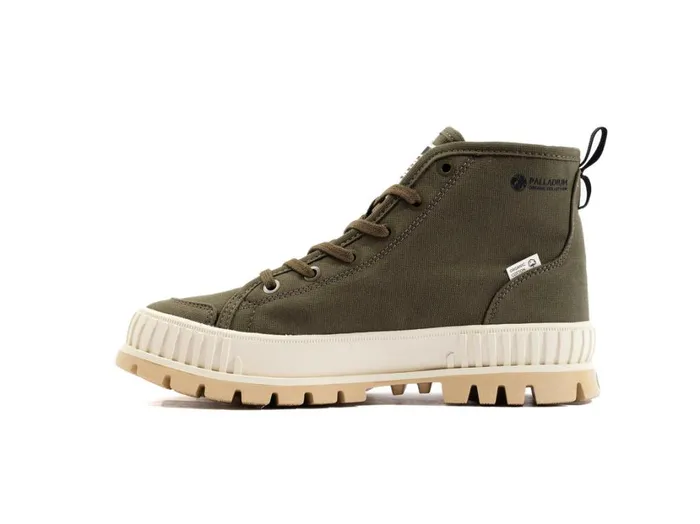 Men Sneakers PALLADIUM PALLASHOCK ORGANIC 2 Olive Night Men Sneakers PALLADIUM PALLASHOCK ORGANIC 2 Olive Night