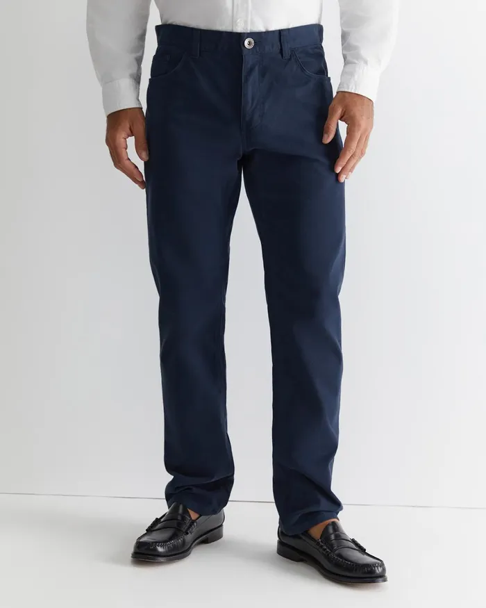 Men Sportscraft Pants Bedford Jean Mid Blue