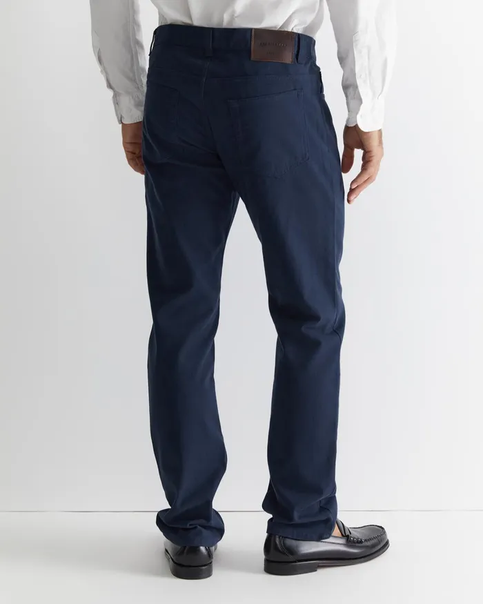 Men Sportscraft Pants Bedford Jean Mid Blue
