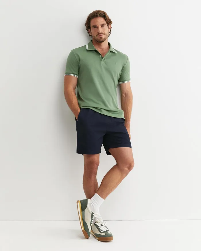 Men Sportscraft TShirts and Polos Manning Short Sleeve Polo Elm