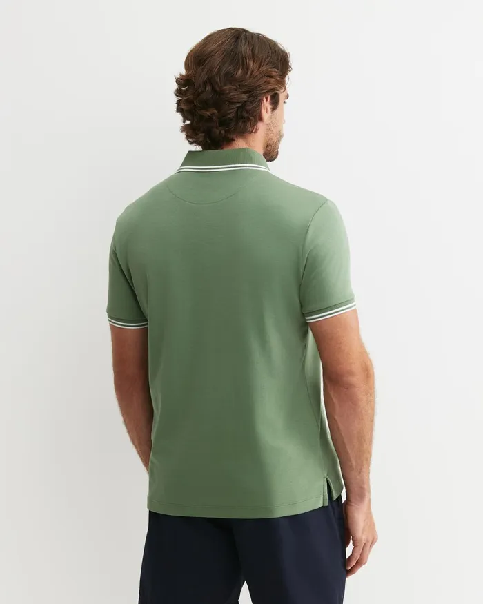 Men Sportscraft TShirts and Polos Manning Short Sleeve Polo Elm