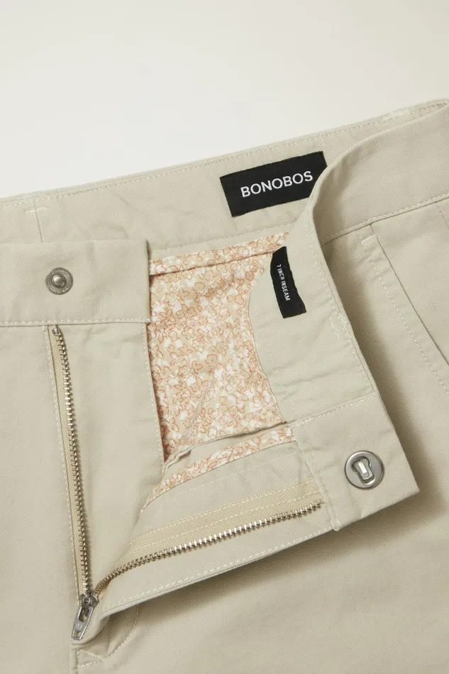 Men Stretch Washed Chino Shorts Wheat Bonobos Chino Shorts