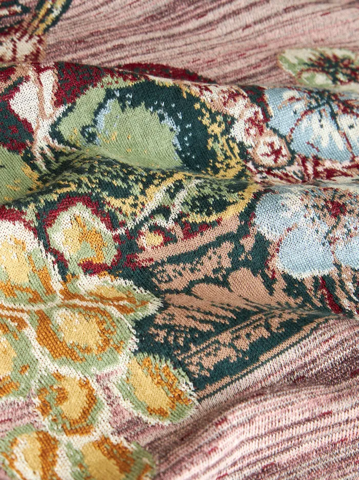 Men Striped Silk And Cotton Sweater Etro Knitwear