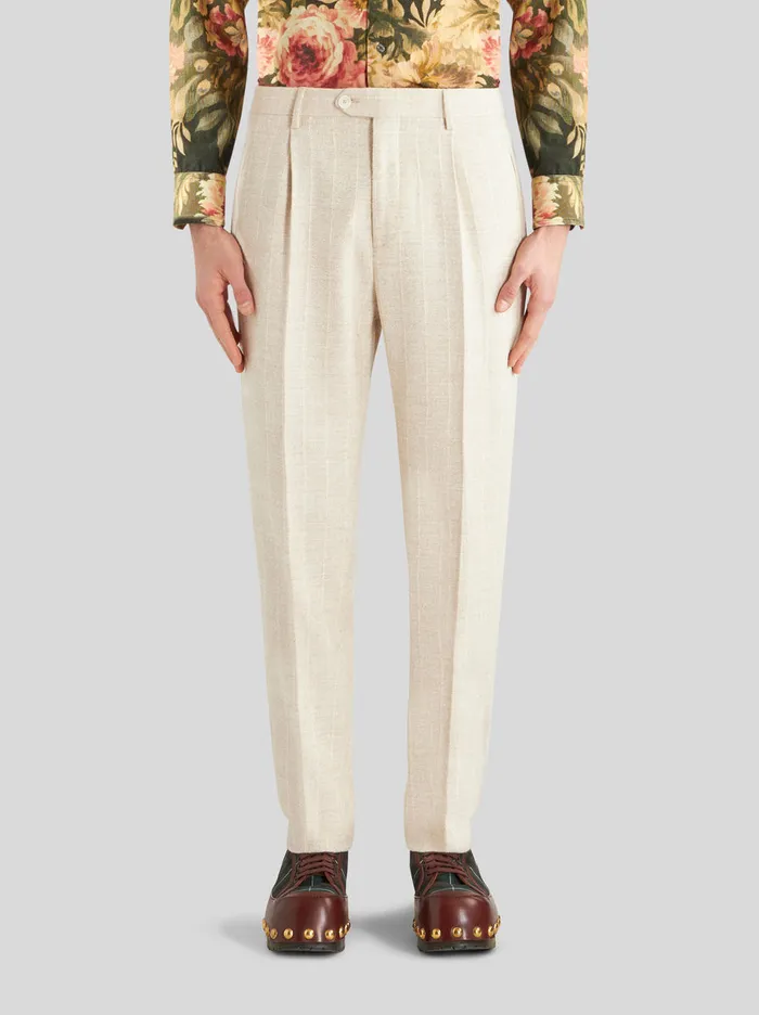 Men Striped Trousers Etro Trousers