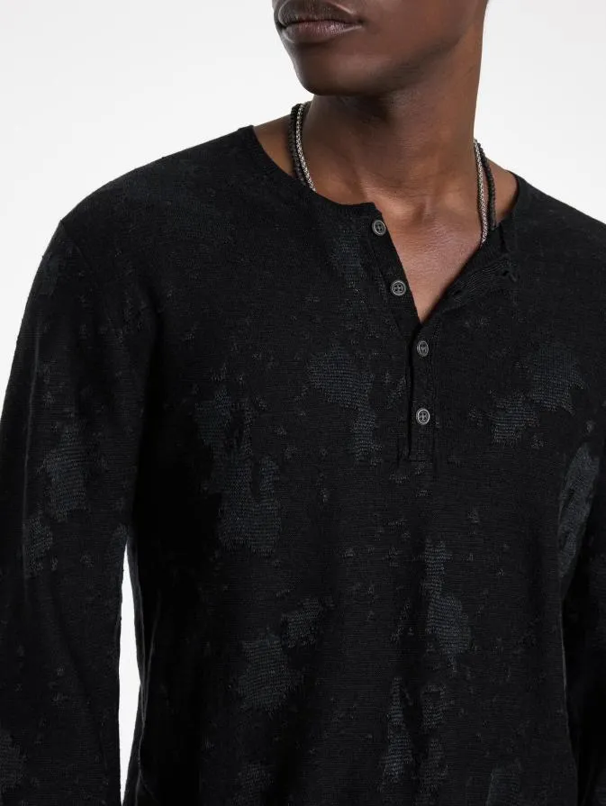 Men Sweaters John Varvatos AGUSTIN HENLEY Black