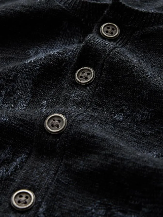 Men Sweaters John Varvatos AGUSTIN HENLEY Black