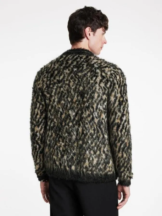 Men Sweaters John Varvatos CAMINO BOMBER Espresso