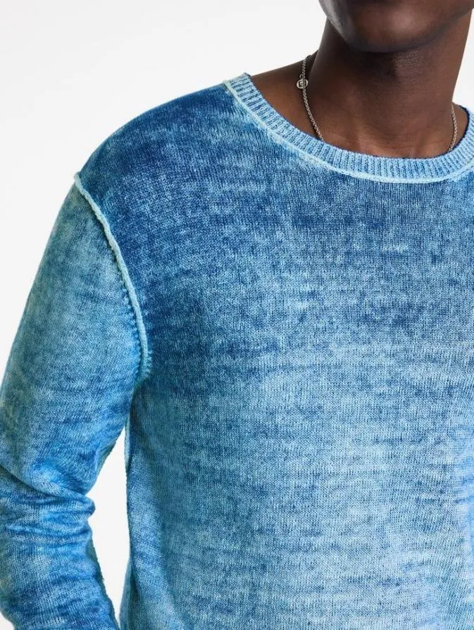 Men Sweaters John Varvatos LUZ CREWNECK Blue Mist