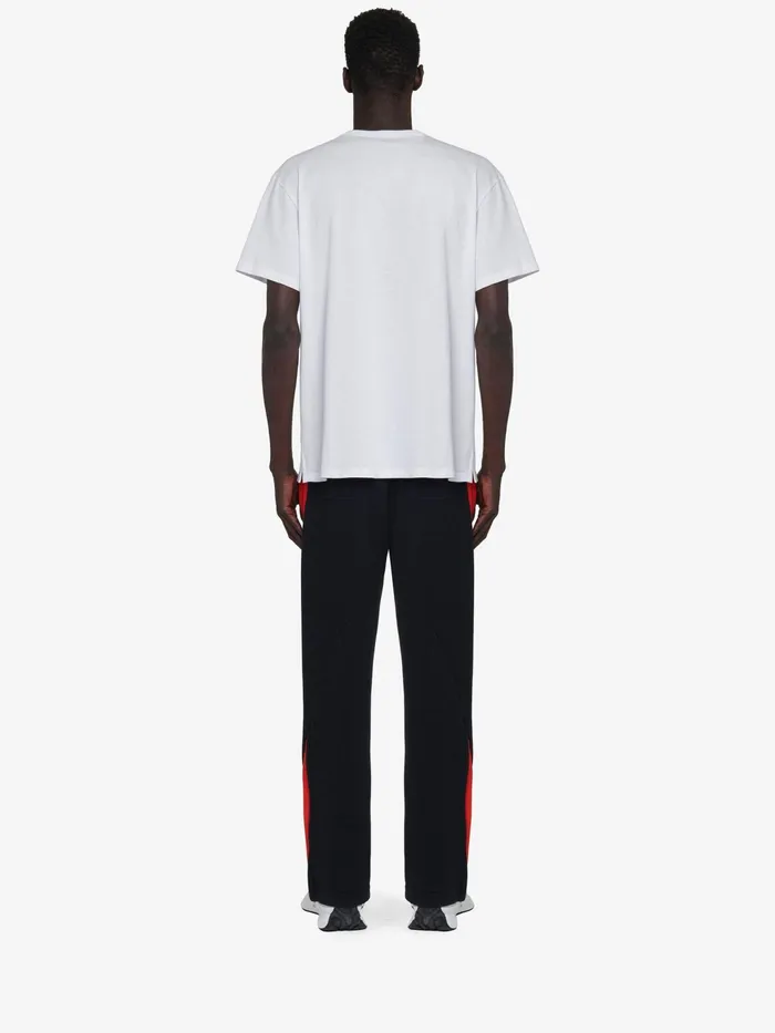Men TShirts And Sweatshirts Alexander McQueen Wax Flower TShirt Whitered