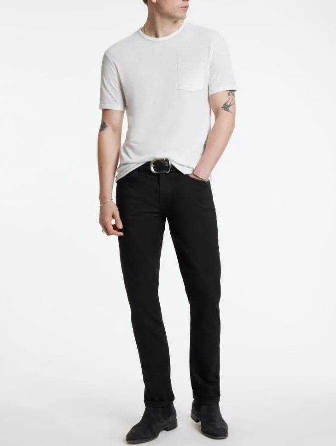 Men TShirts John Varvatos BOND BURNOUT TSHIRT Optic White
