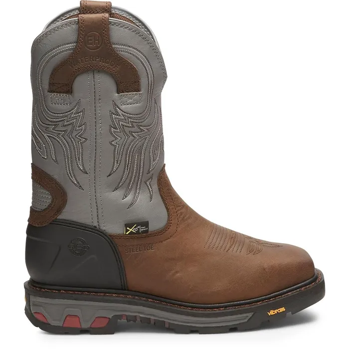 MEN Tanker 11034 Steel Toe Work Boot Timber Brown Justin Boots Work