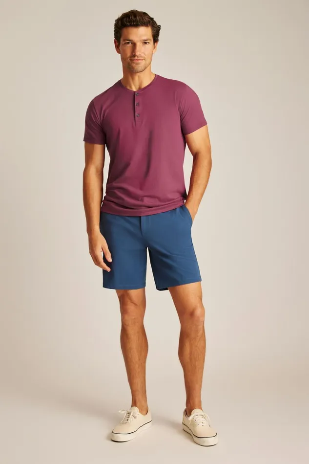 Men The Chino Short 20 Naval Blue Bonobos Chino Shorts