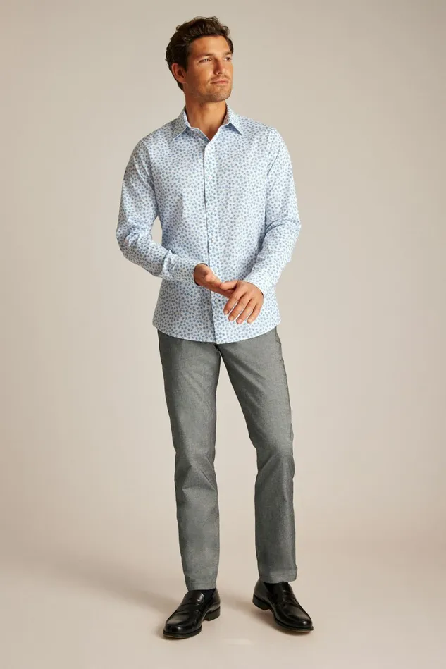 Men The Desk To Dinner Shirt Blue Bernard Floral Bonobos Business Casual Shirts Men The Desk To Dinner Shirt Blue Bernard Floral Bonobos Business Casual Shirts