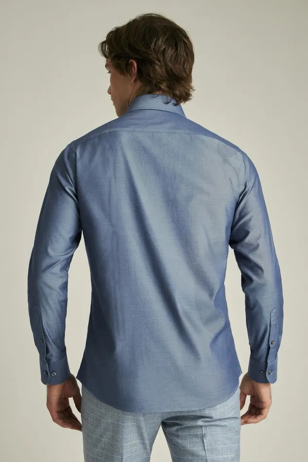 Men The Desk To Dinner Shirt Solid Light Navy Bonobos Business Casual Shirts