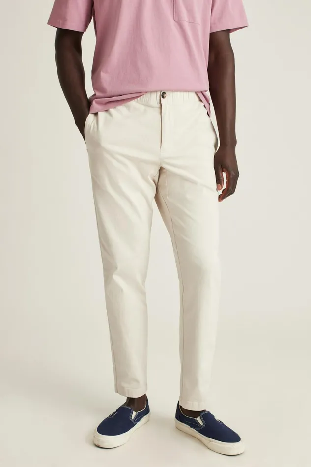 Men The Off Duty Pant Oat Milk Bonobos Seasonal Pants