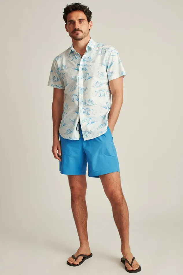 Men The Rec Short Mediterranean Blue Bonobos Casual Shorts