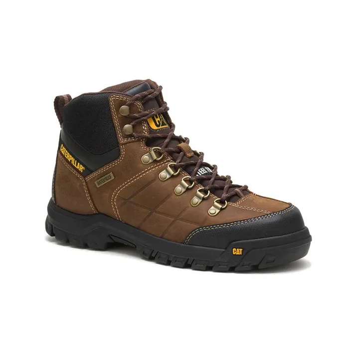 Men Threshold Waterproof Steel Toe Work Boot Cat Footwear Boots