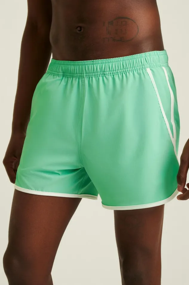 Men Throwback Swim Trunks Jade Green Bonobos Swim Trunks