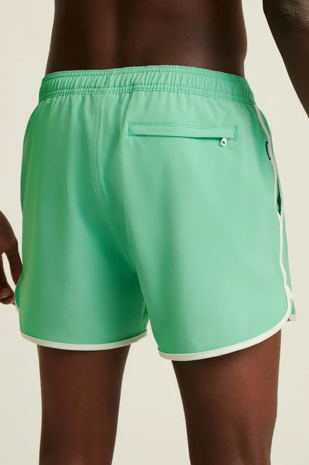 Men Throwback Swim Trunks Jade Green Bonobos Swim Trunks