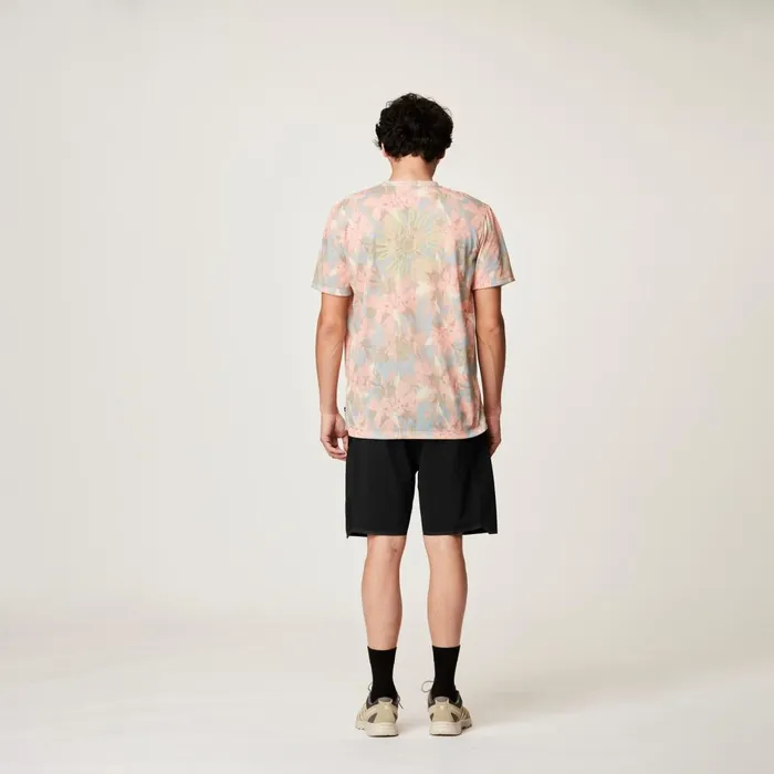 Men TIMONT PRINTED SS TECH T Picture Organic Clothing TShirts