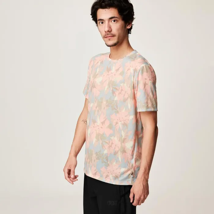 Men TIMONT PRINTED SS TECH T Picture Organic Clothing TShirts