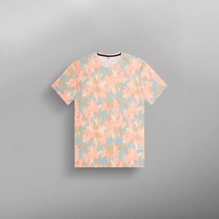 Men TIMONT PRINTED SS TECH T Picture Organic Clothing TShirts