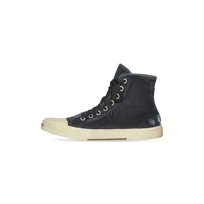 Men Trainers Balenciaga Paris High Top Trainers In Black
