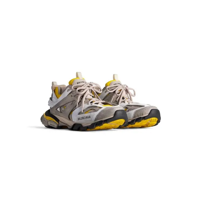 Men Trainers Balenciaga Track Trainers In Yellowwhitebeigegreyblack