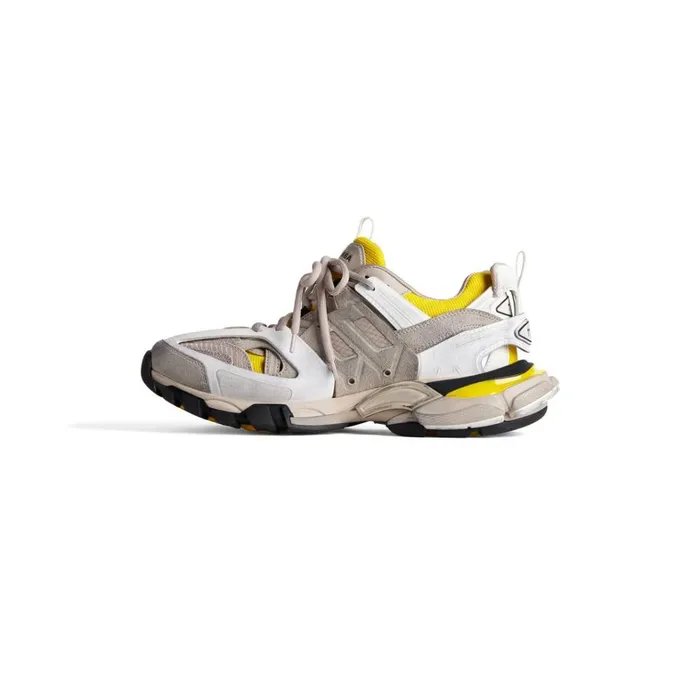 Men Trainers Balenciaga Track Trainers In Yellowwhitebeigegreyblack