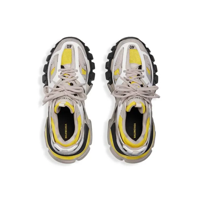 Men Trainers Balenciaga Track Trainers In Yellowwhitebeigegreyblack