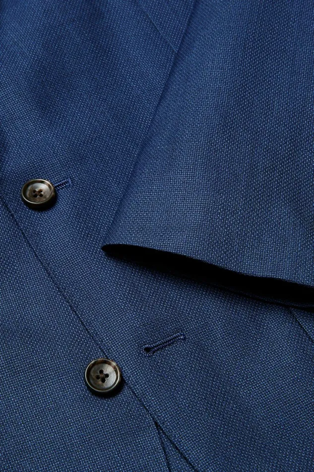 Men Unconstructed Italian Wool Blazer Extended Sizes Bright Navy Bonobos Blazers and Sport Coats