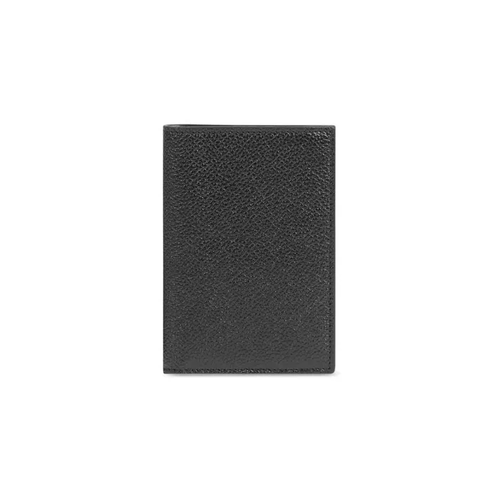 Men Wallets Balenciaga Cash Vertical Bifolded Wallet In Blackwhite
