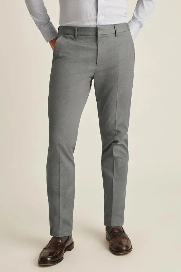 Men Weekday Warrior Dress Pants Friday Grey Yarn Dye Bonobos Dress Pants