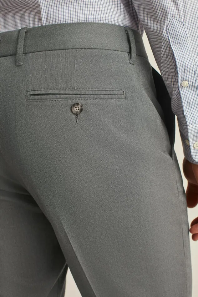 Men Weekday Warrior Dress Pants Friday Grey Yarn Dye Bonobos Dress Pants