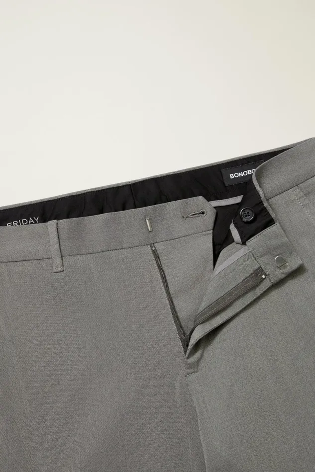Men Weekday Warrior Dress Pants Friday Grey Yarn Dye Bonobos Dress Pants