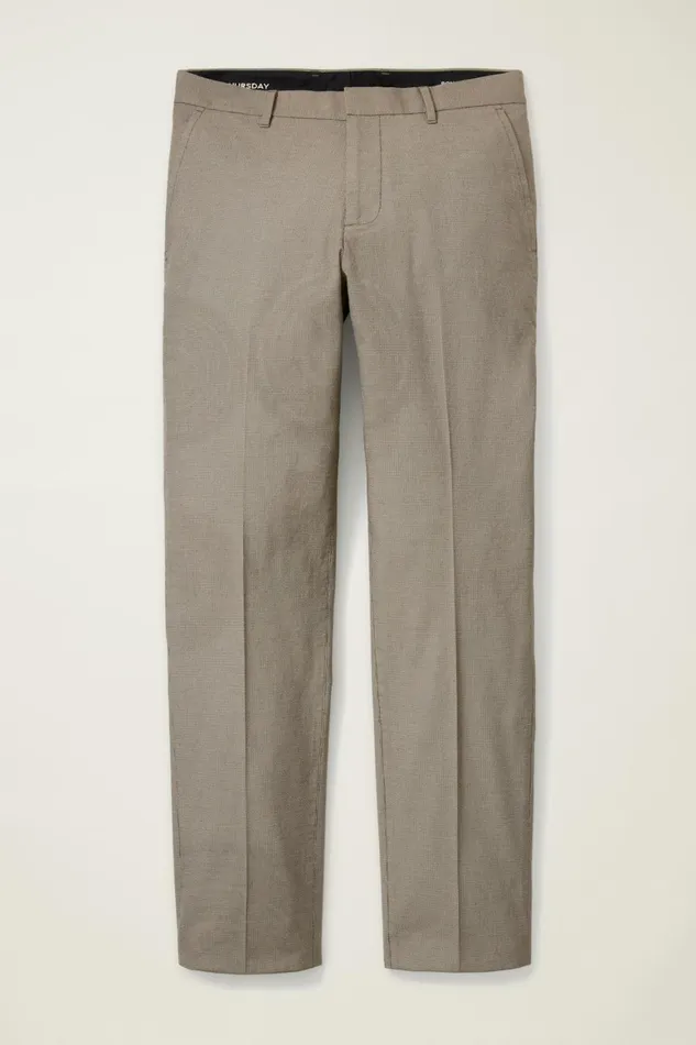 Men Weekday Warrior Dress Pants Thursday Camel Basketweave Bonobos Dress Pants