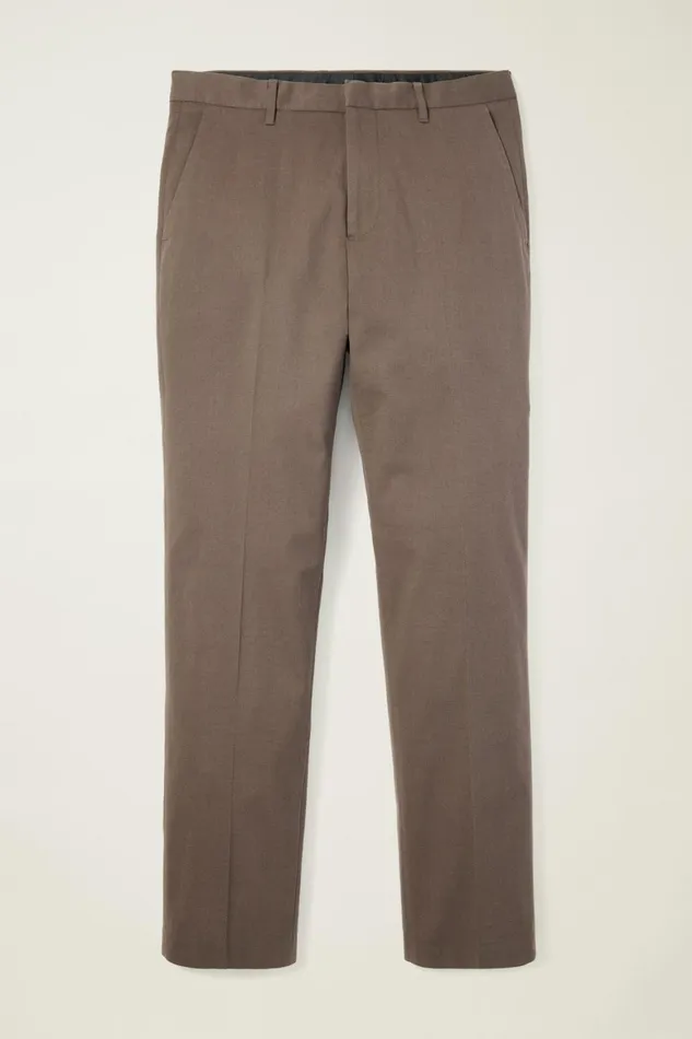 Men Weekday Warrior Dress Pants Tuesday Brown Micro Dobby Bonobos Dress Pants
