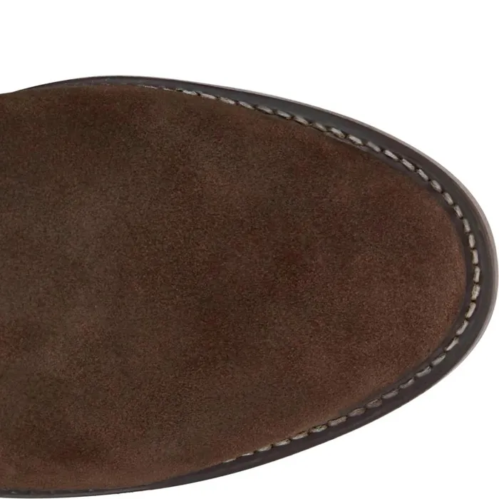MEN Wes 10034 Suede Roper Almond Justin Boots Western
