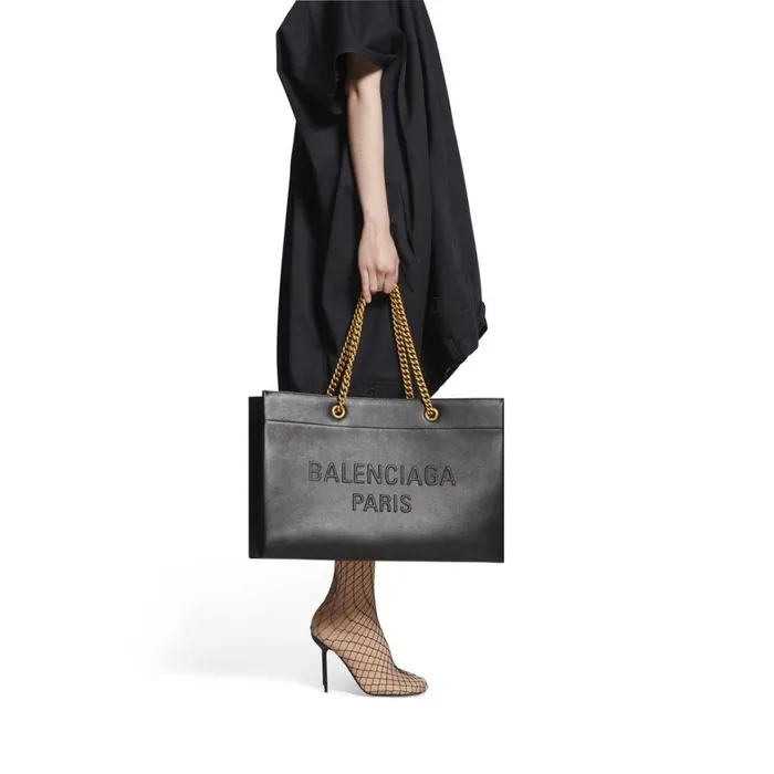 MenWomen Bags and Totes Balenciaga Duty Free Large Tote Bag In Black