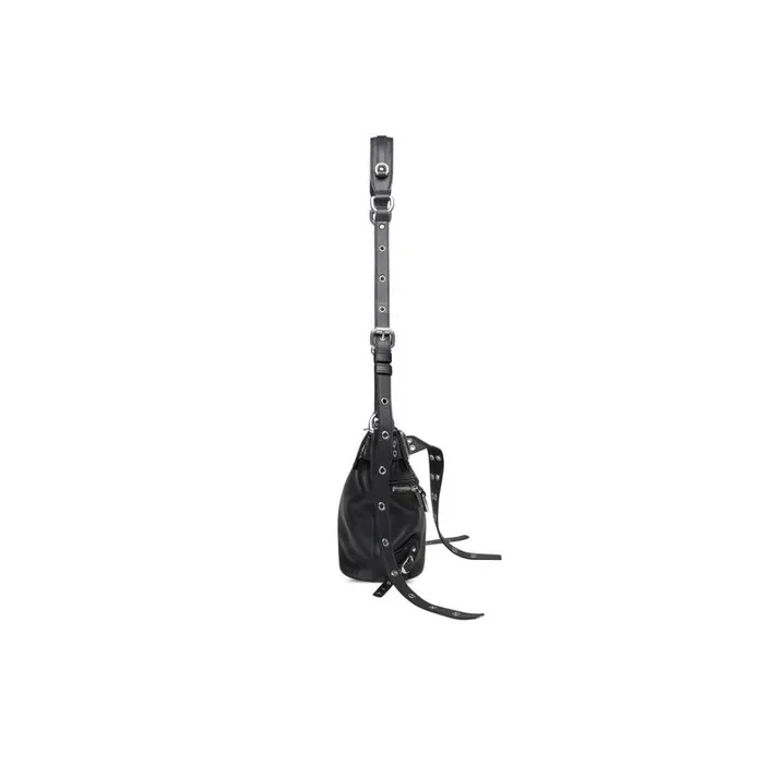 MenWomen Bags and Totes Balenciaga Emo Xs Bucket Bag In Black